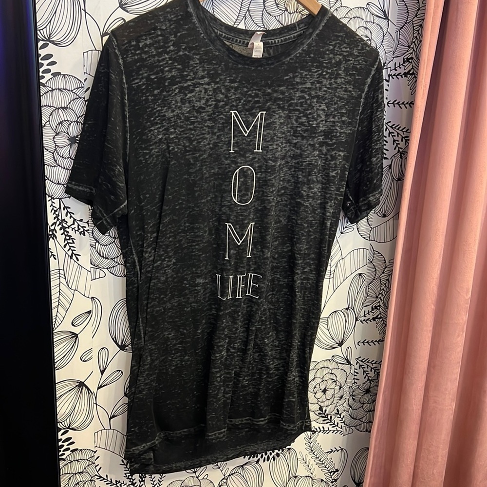 Mom Life Burnout Tee